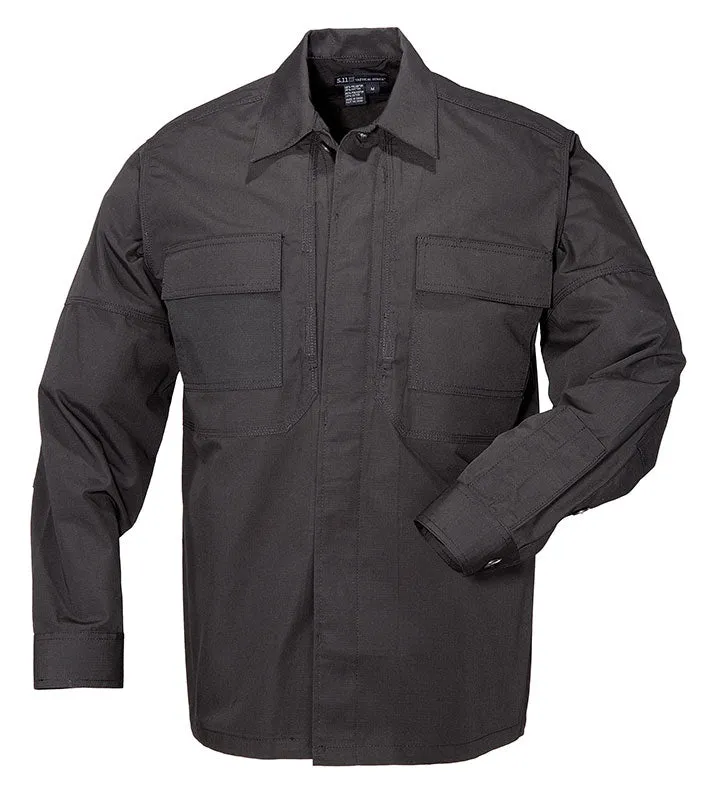 72002-019 CAMISOLA TDU M/L RIP-STOP NEGRA  MARCA 5.11 TACTICAL