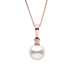 7.5-8.0 mm Akoya Pearl and Diamond Aspire Collection Pendant