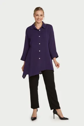 AA209 - Asymmetric Panels Linen Tunic