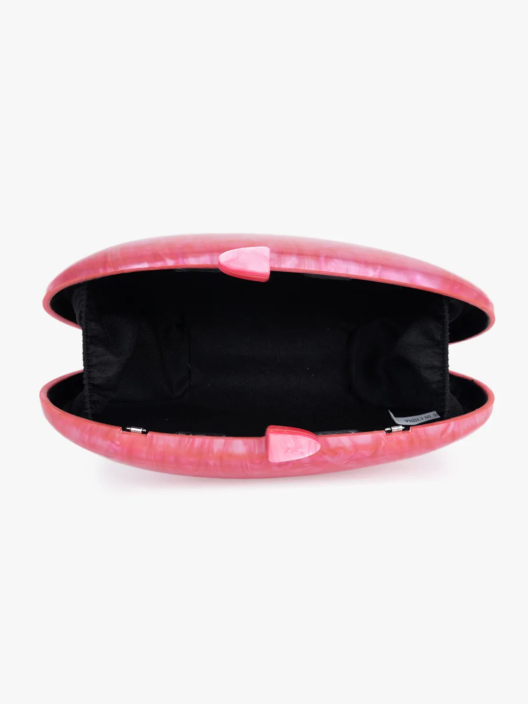 Abstract Glamour Shell Clutch