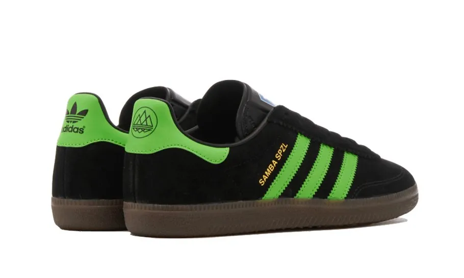 Adidas Samba Deco SPZL Core Black Lucid Lime