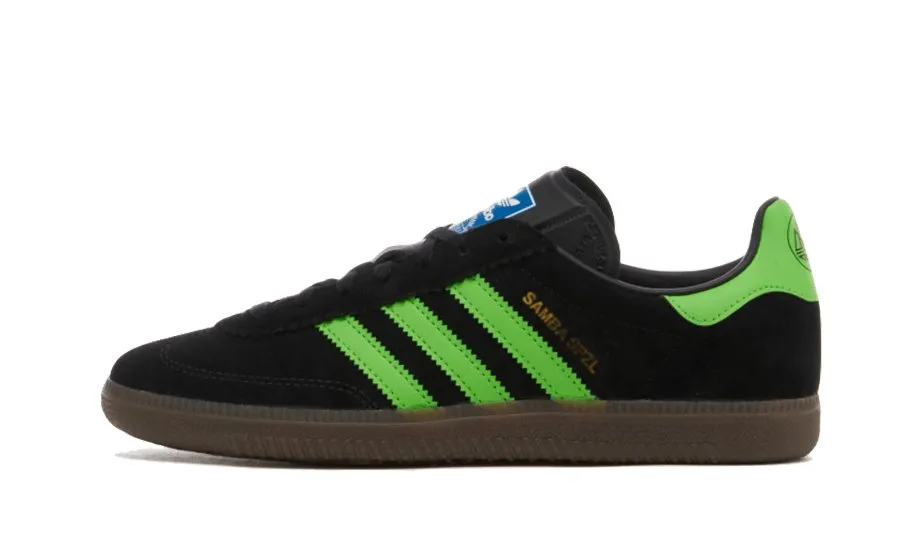 Adidas Samba Deco SPZL Core Black Lucid Lime