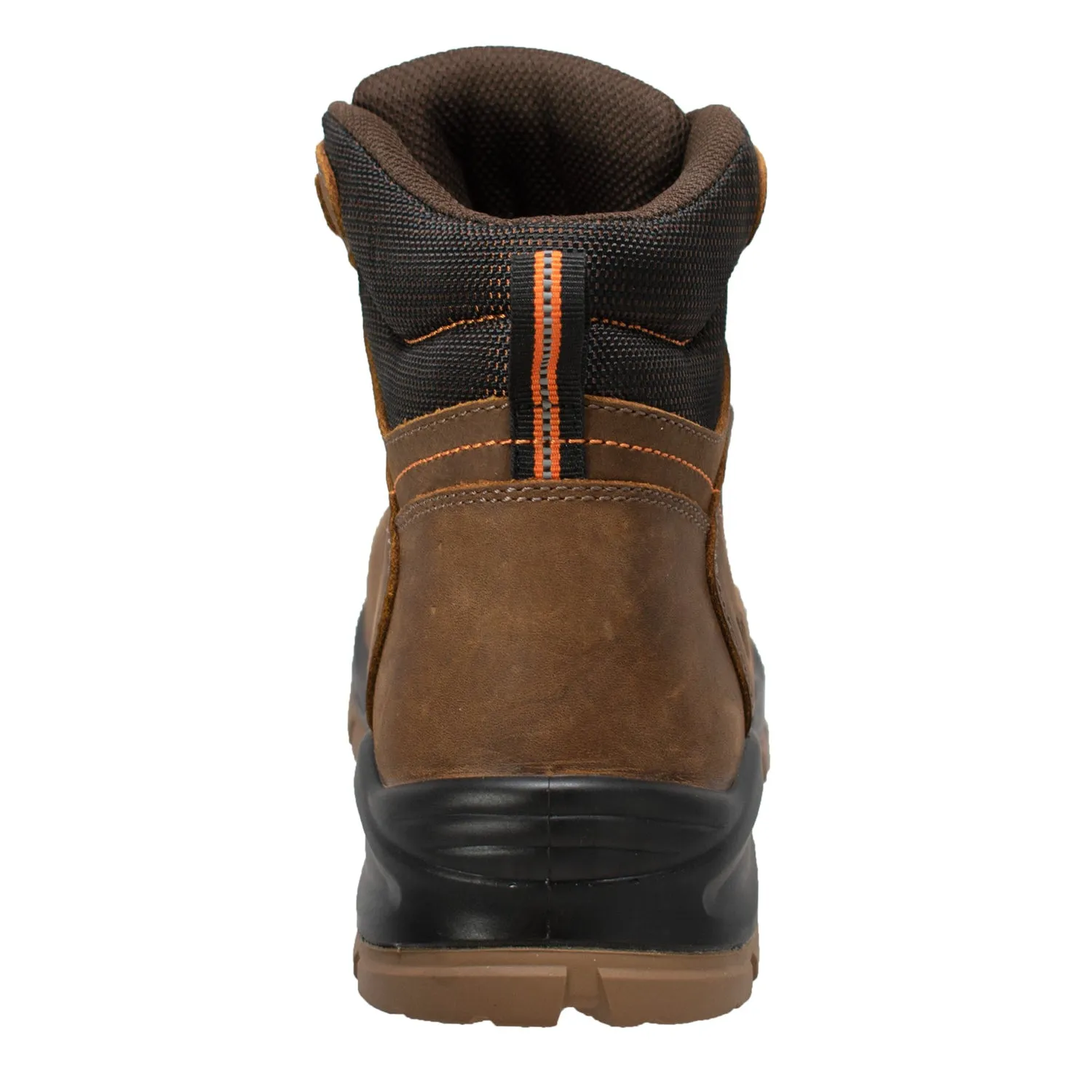 AdTec Mens 6in Waterproof Composite Toe Brown Work Boots