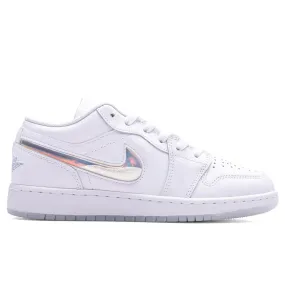 Air Jordan 1 Low SE (GS) - White/Ice Blue