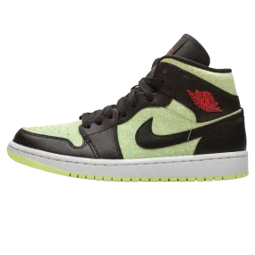 Air Jordan 1 Wmns Mid SE 'Black Barely Volt'