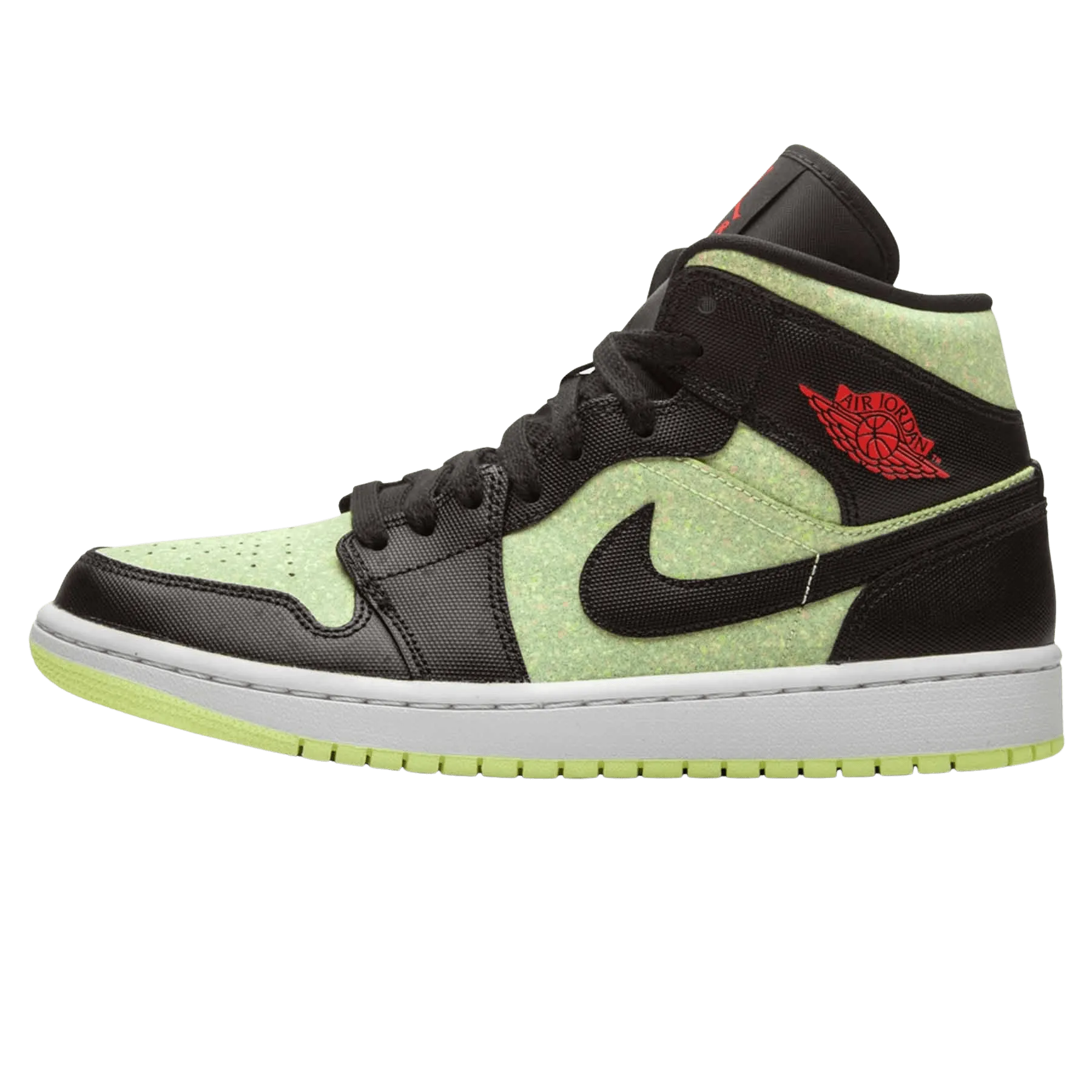 Air Jordan 1 Wmns Mid SE 'Black Barely Volt'