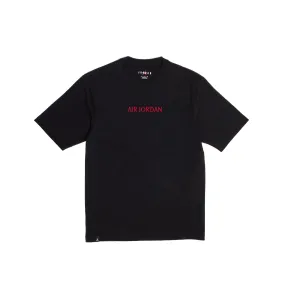 Air Jordan Mens T-Shirt 'Black/Gym Red'