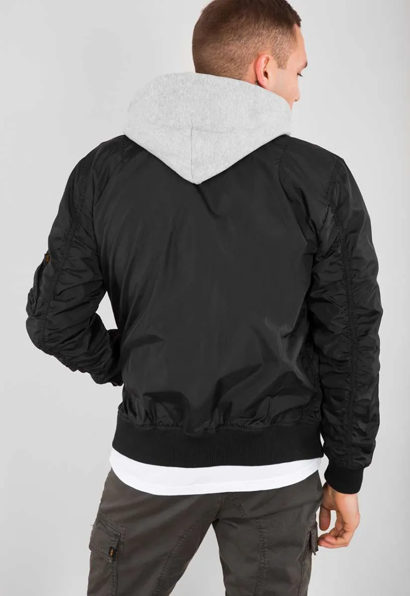 Alpha Industries leichte Bomberjacke black MA-1 TT Hood 196108-03