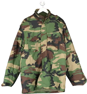 Army Supply Green M65 Field Jacket Desert Light Camo With Detachable Liner UK XXL