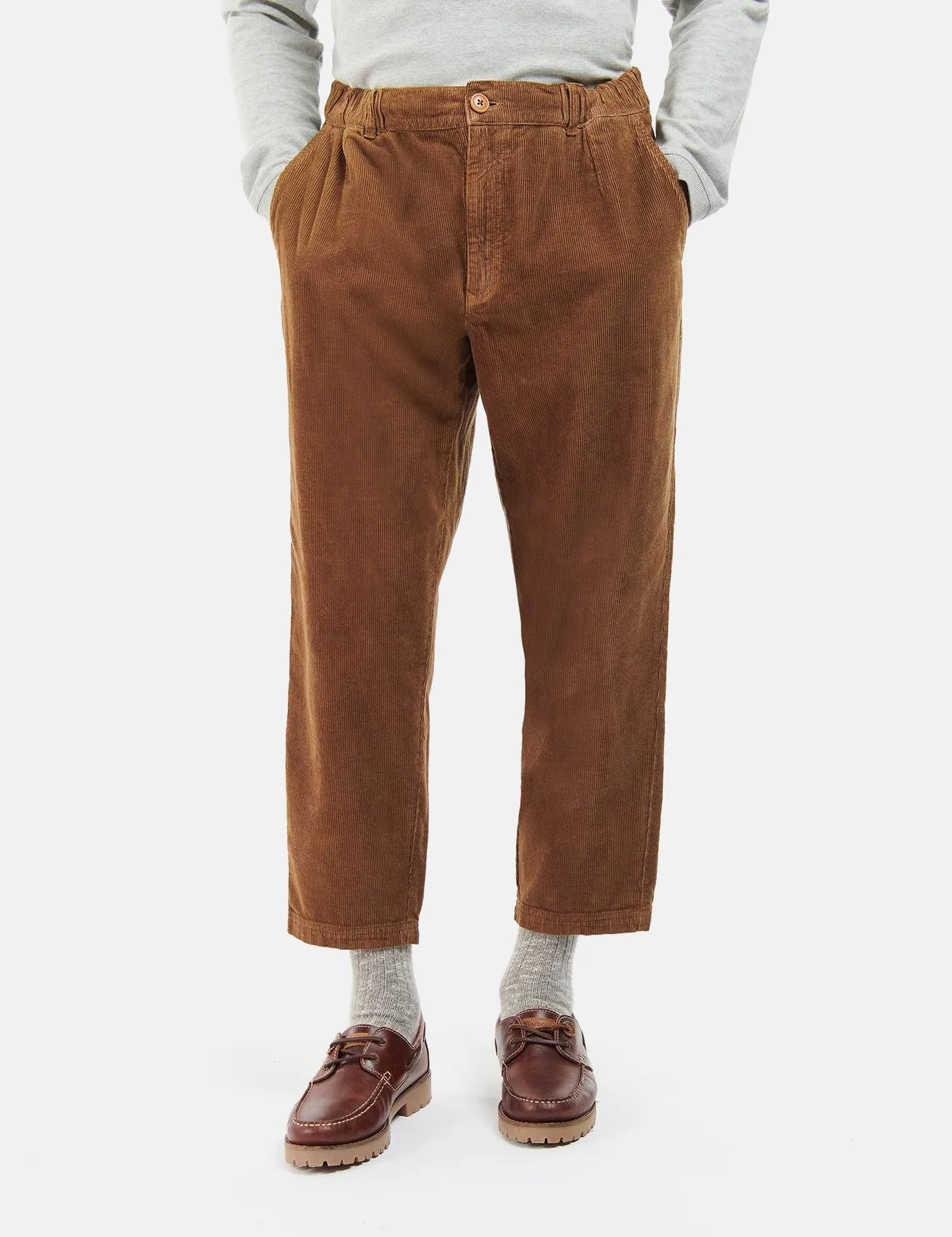 Barbour Highgate Trouser (Cord/Relaxed) - Stone