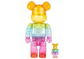 Bearbrick x Emotionally Unavailable Gradient Heart 100% & 400% Set Multi