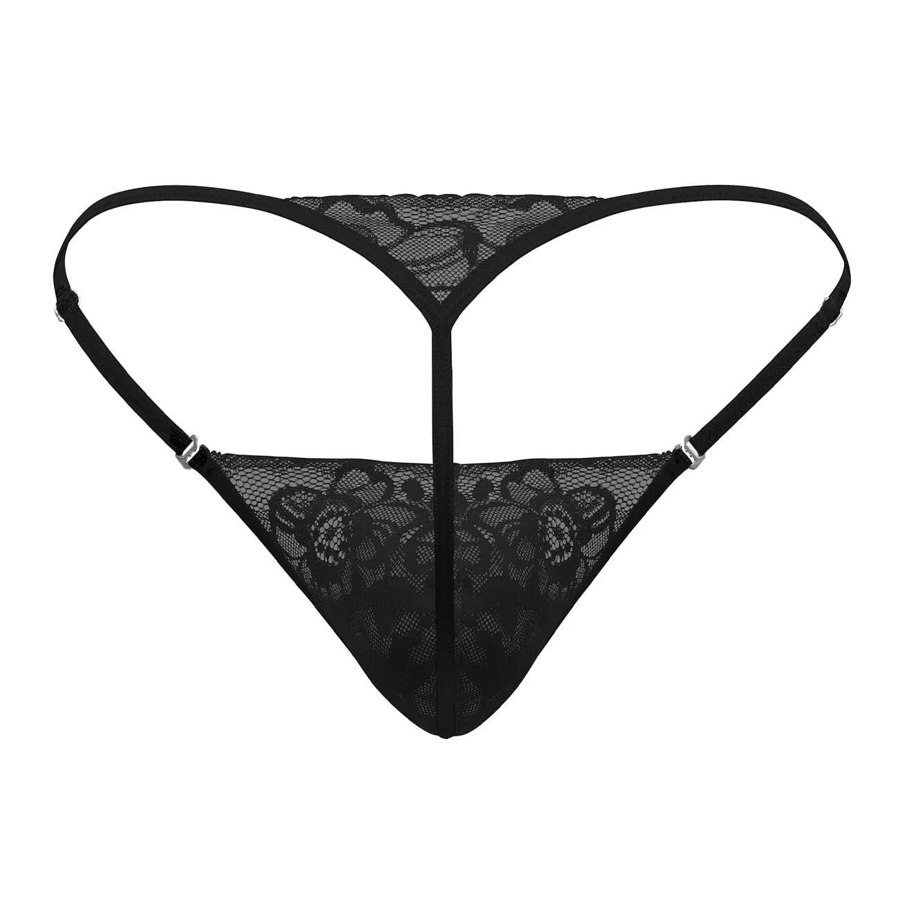 CandyMan 99685 Lace Thongs Color Black