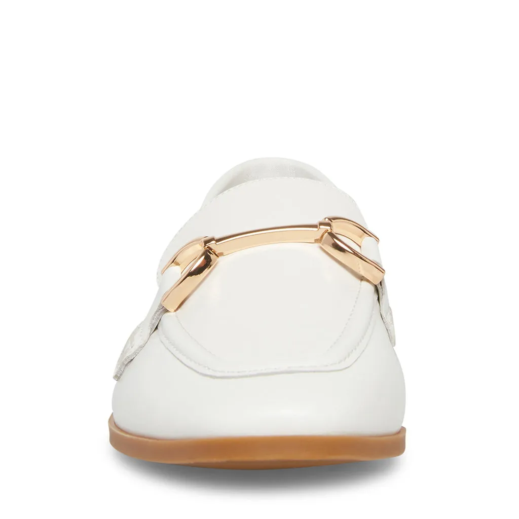 Carrine Loafer WHITE LEATHER