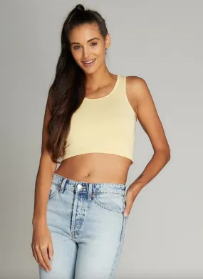 C'est Moi Crop Tank - Butter