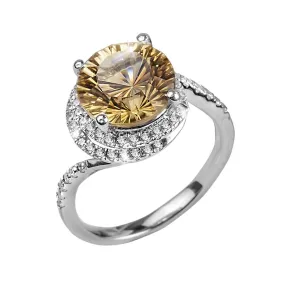 Citrine Firecracker Ring