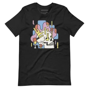 Colorful Abstract Skull T-shirt