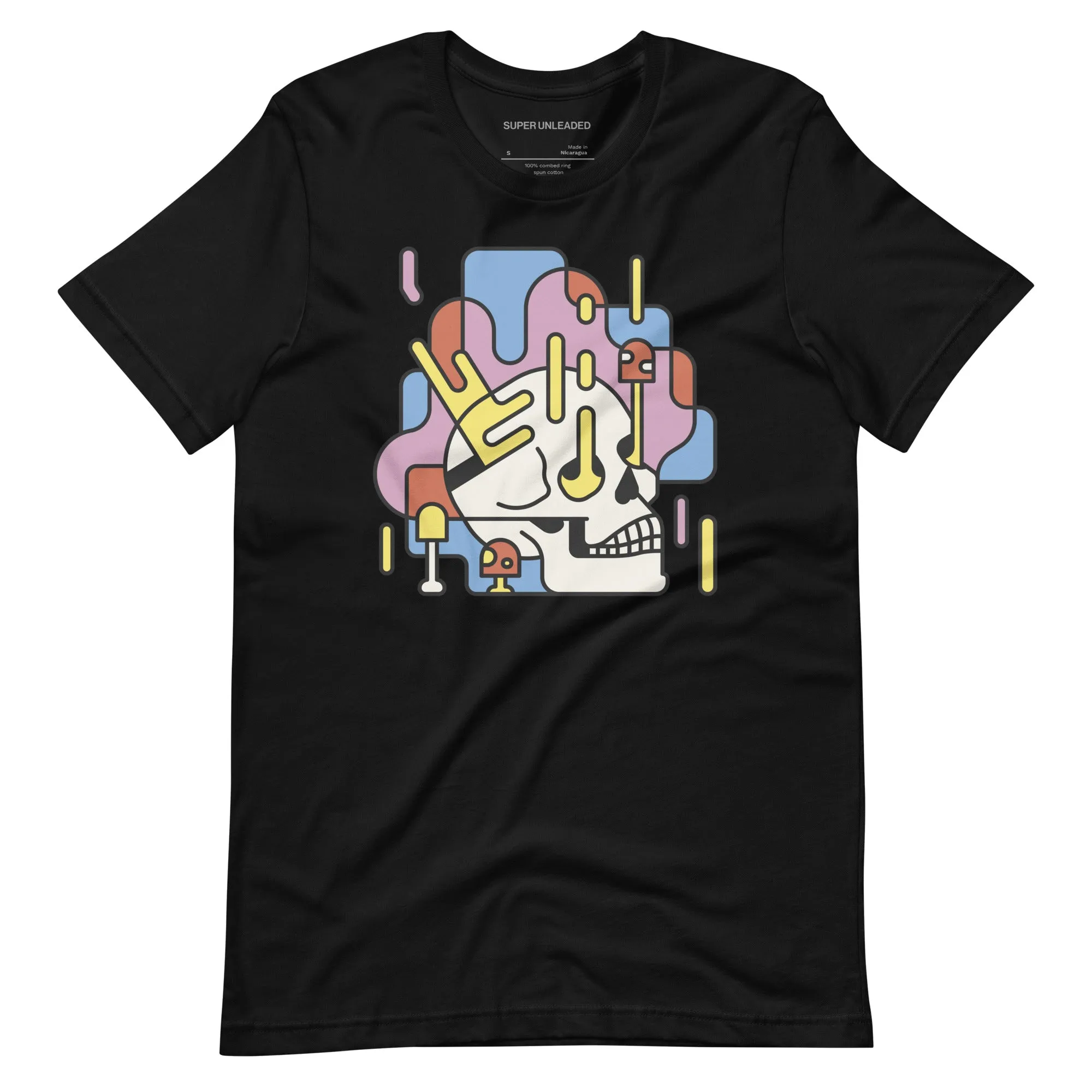 Colorful Abstract Skull T-shirt