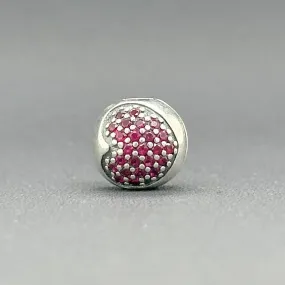 Estate Pandora SS Love of My Life Heart Clip Charm