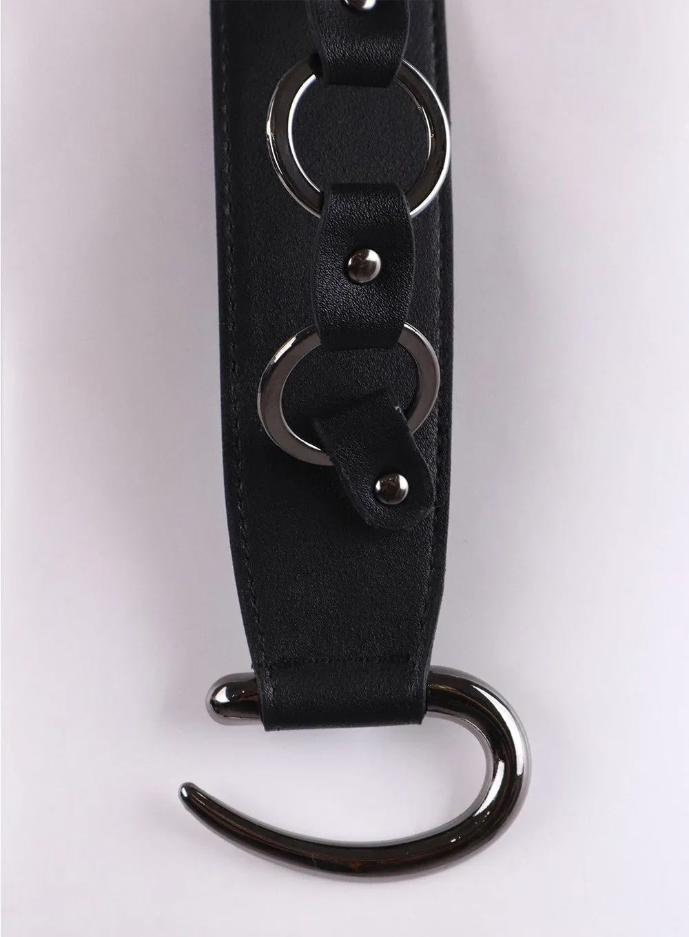 Faux Leather Buckle Belt CF401