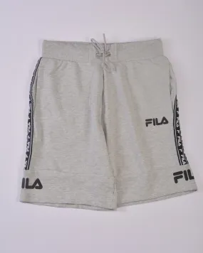 FILA SWEAT SHORT GREY WITH BLACK CONTAST