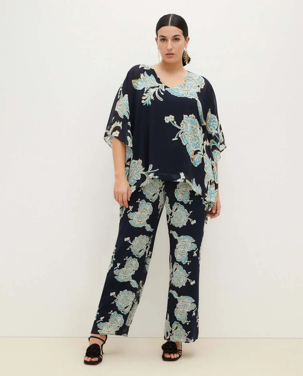 Fluid Print Pant