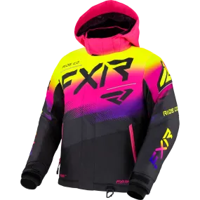 FXR Youth Boost Jacket Black/Neon Fusion