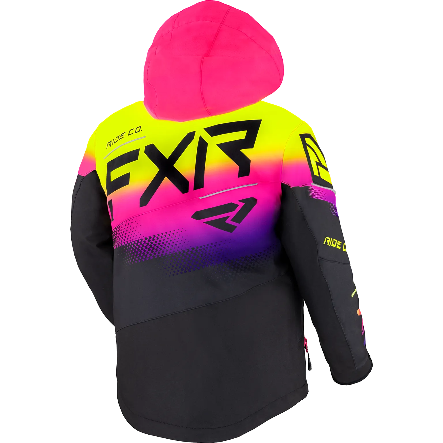 FXR Youth Boost Jacket Black/Neon Fusion