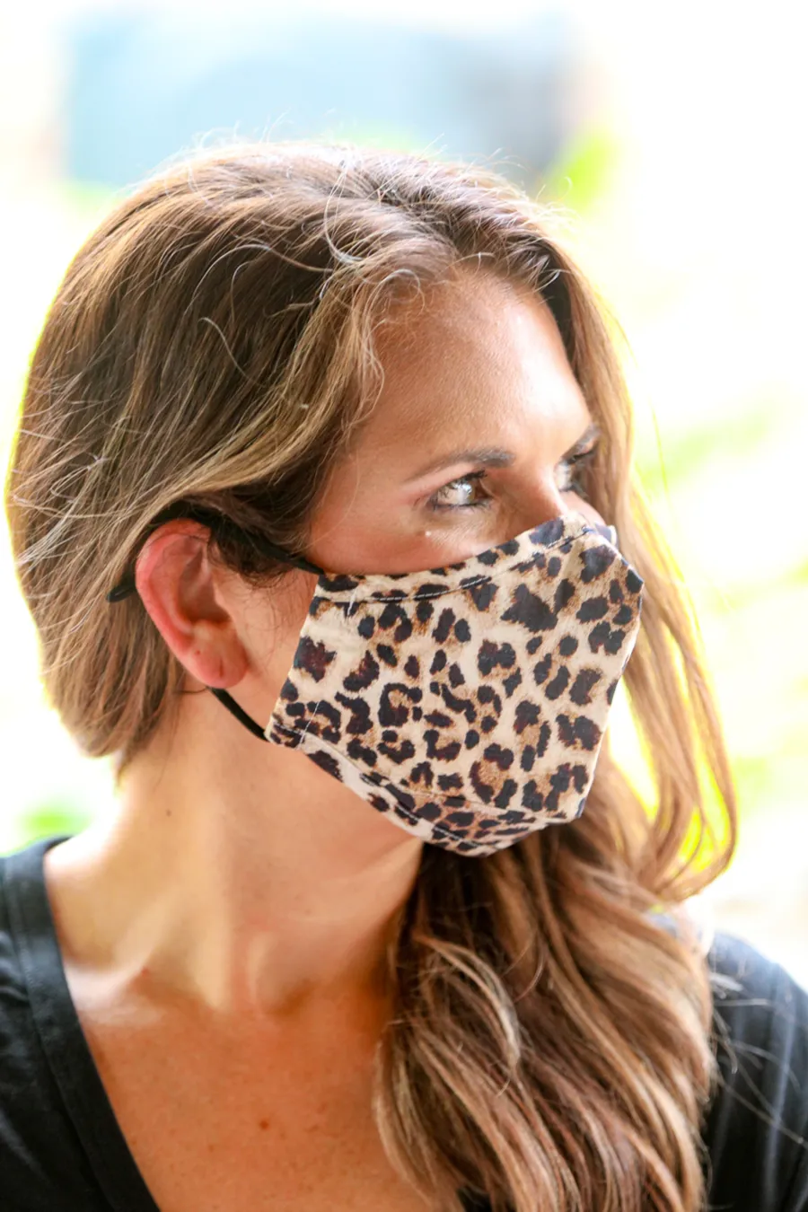 HIDING MY WILD SIDE-BROWN LEOPARD MASK