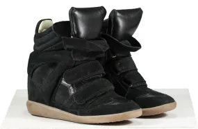 Isabel Marant Black Bekett Leather Sneakers UK 4 EU 37 👠