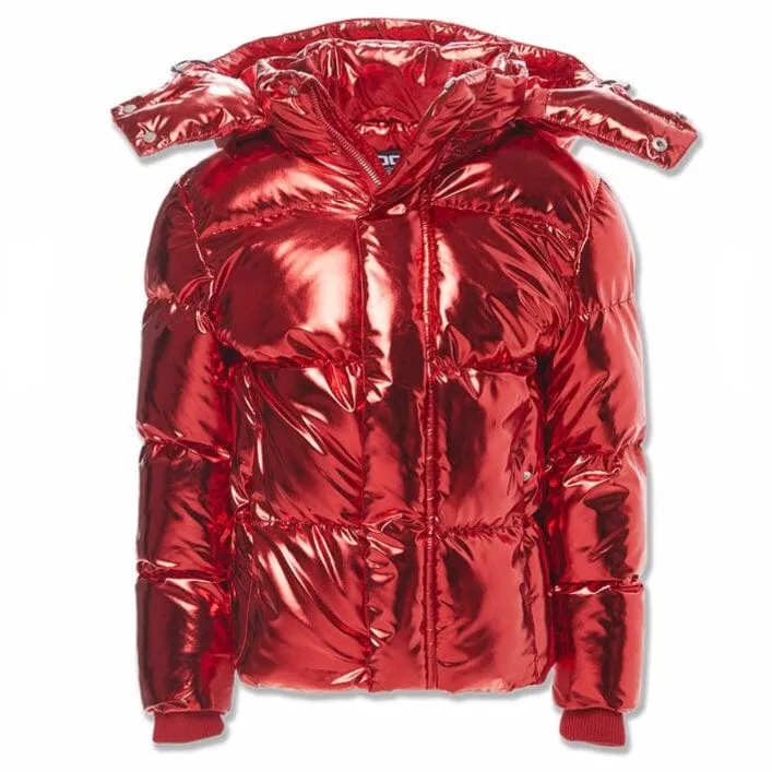 Kids Jordan Craig Toronto Bubble Jacket (Metallic Red) 91542MK