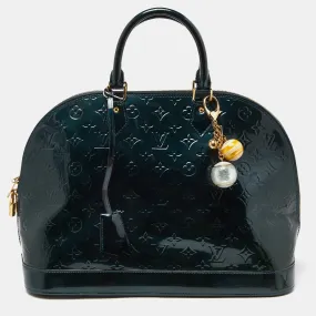 Louis Vuitton Nuit Monogram Vernis Alma Gm Bag