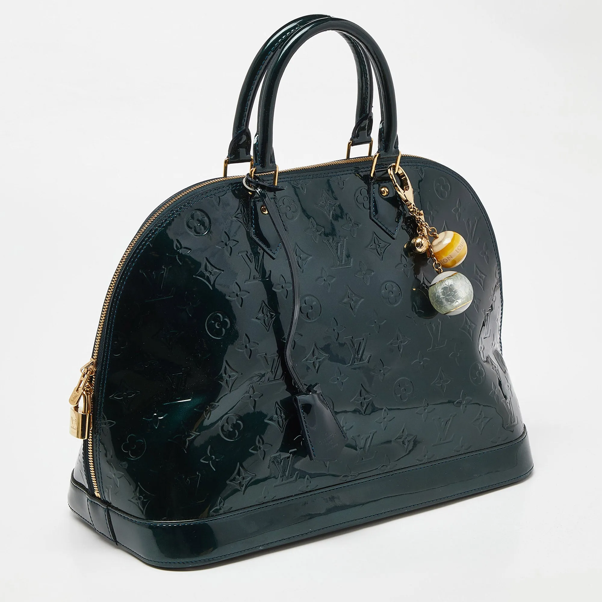 Louis Vuitton Nuit Monogram Vernis Alma Gm Bag