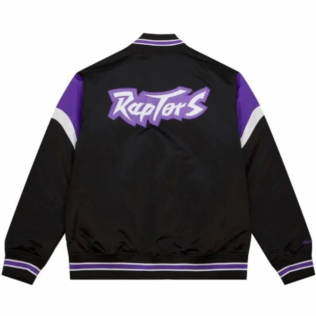 Mitchell & Ness NBA Toronto Raptors Heavyweight Satin Jacket (Black)