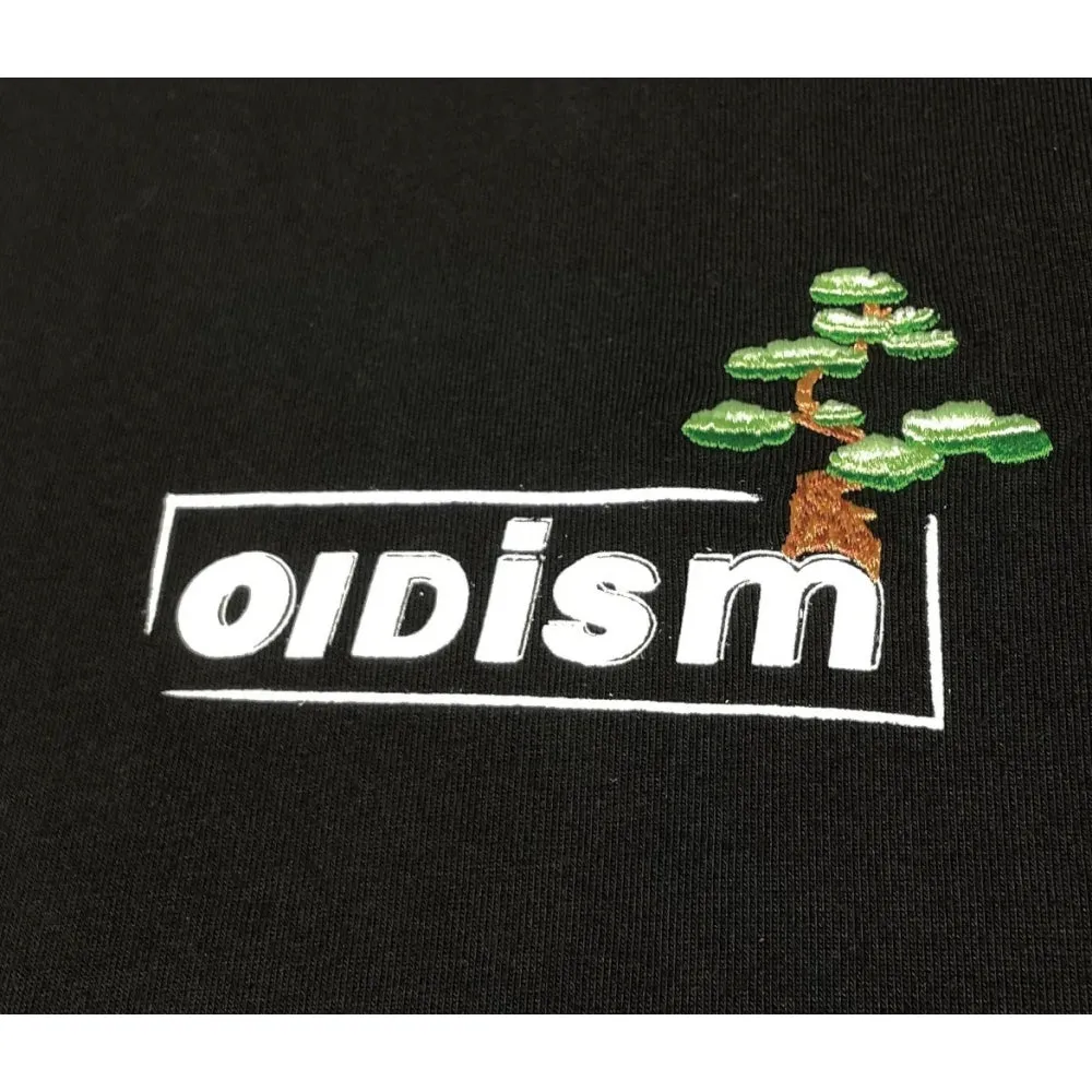 OLDISM OLD/SM POTTED PLANT EMBROIDERY LOGO TEE-BLACK