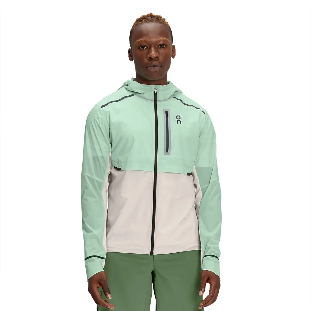 On Running Weather Jacket (Mens) - Creek/Pearl