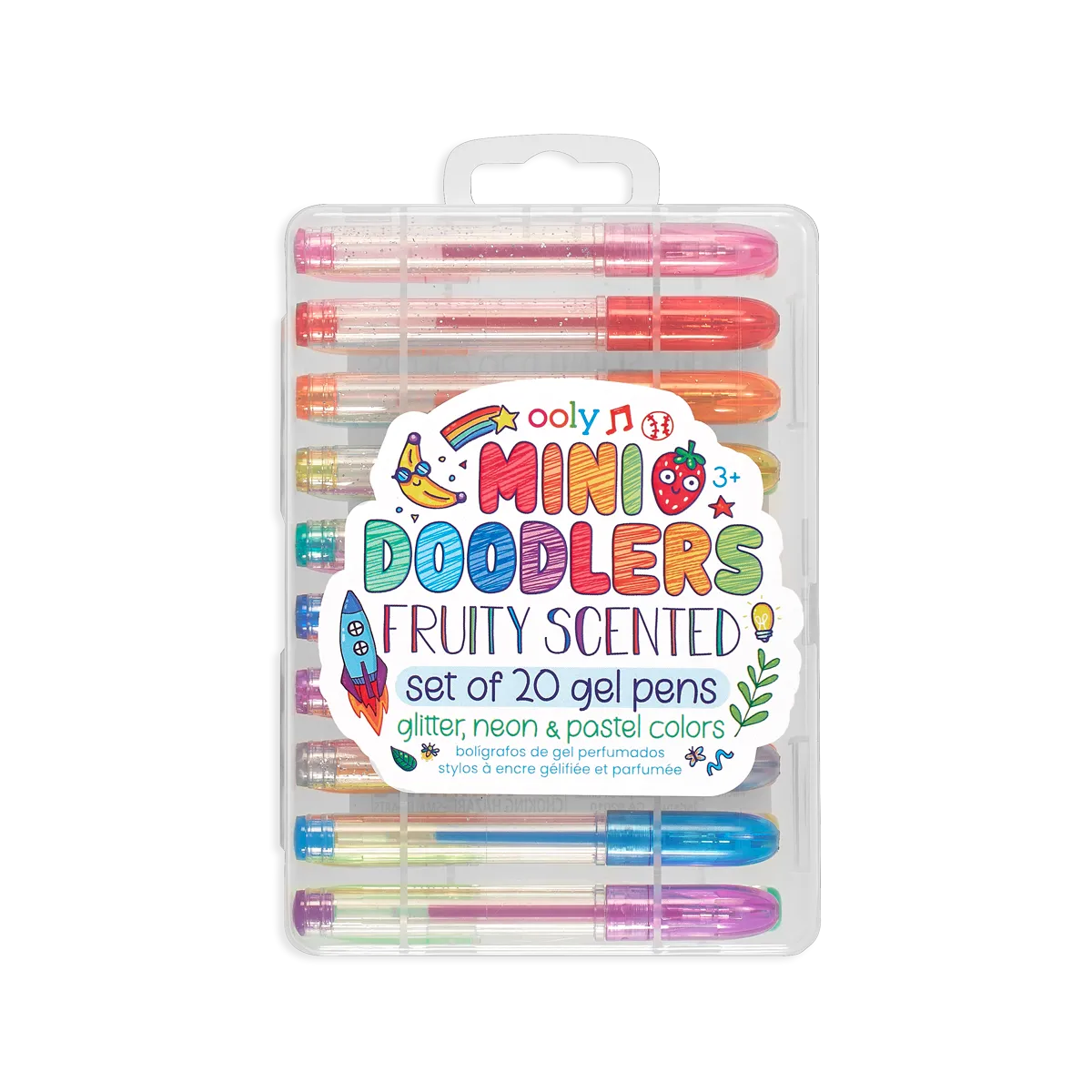 Ooly - Mini Doodlers Fruity Scented Gel Pens - Set of 20