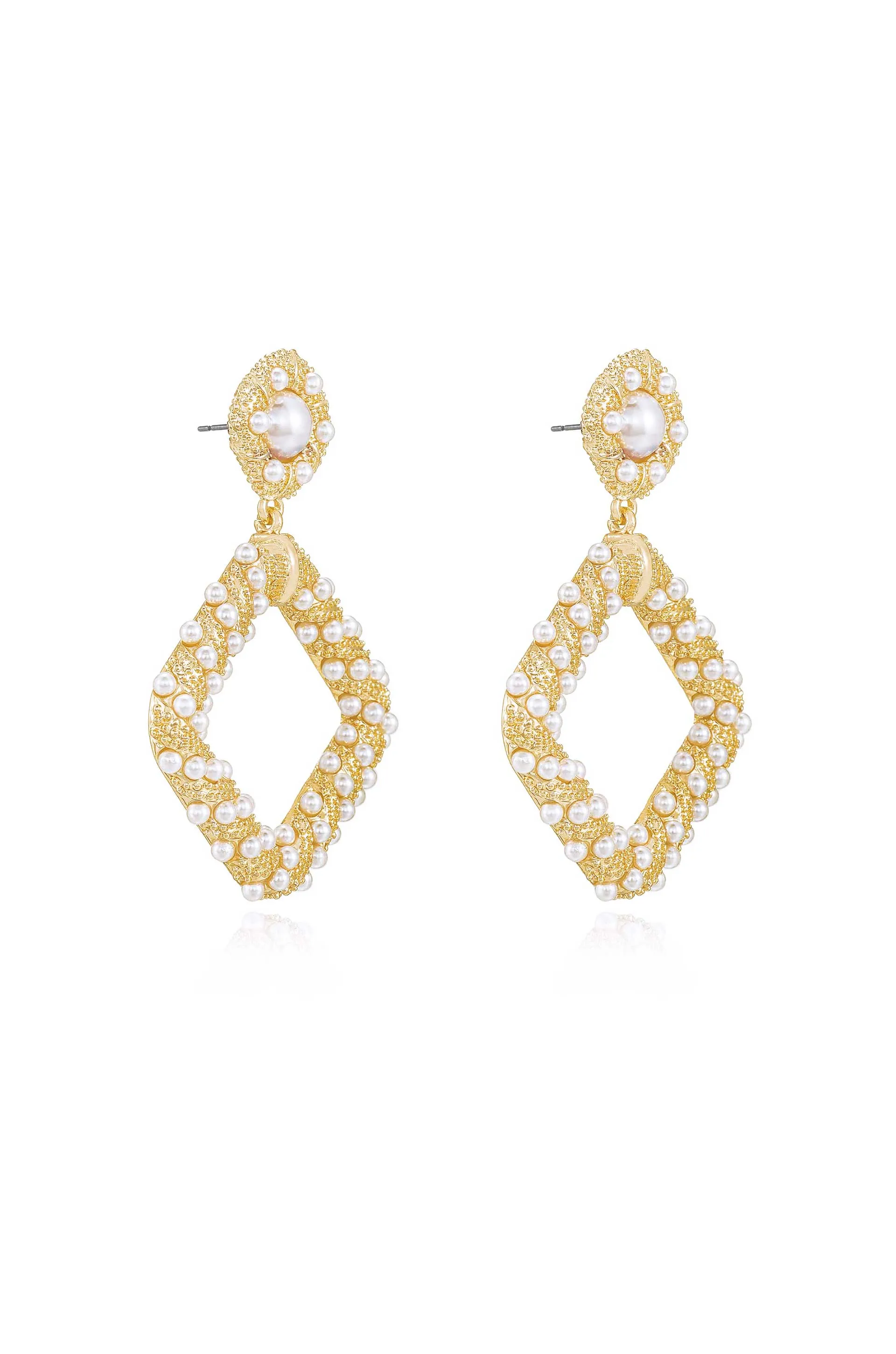 Pearl Knocker Earrings