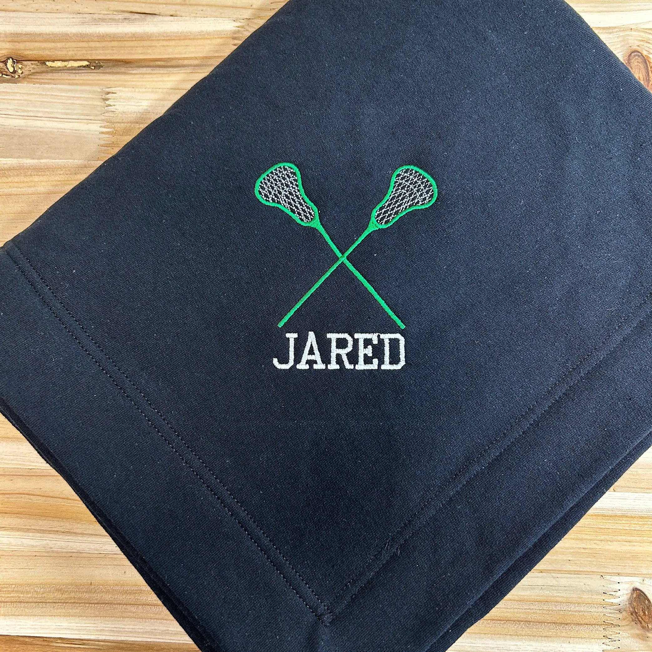 Personalized Lacrosse Stadium Blanket