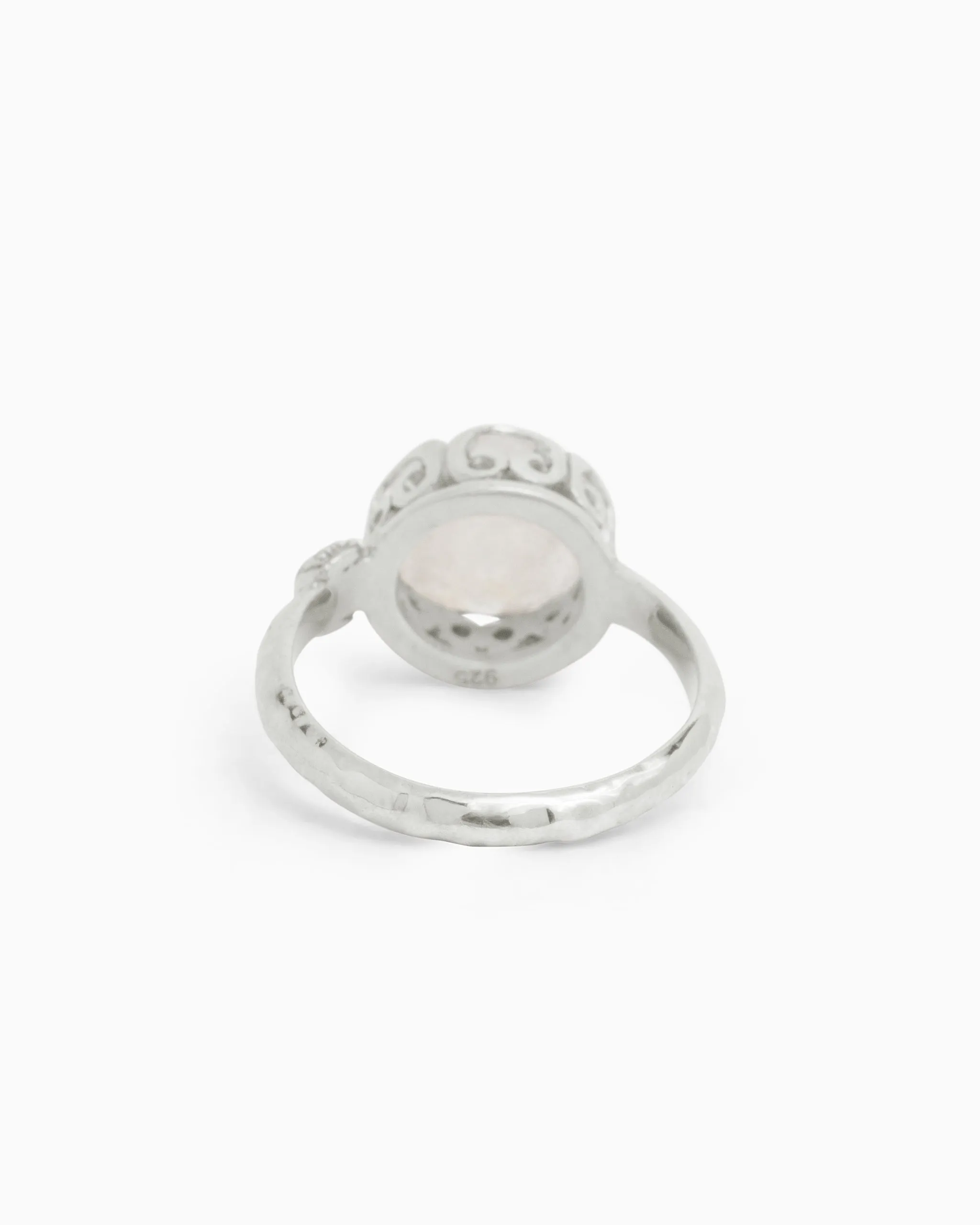 Princess Petroglyph Stone Ring - Moonstone