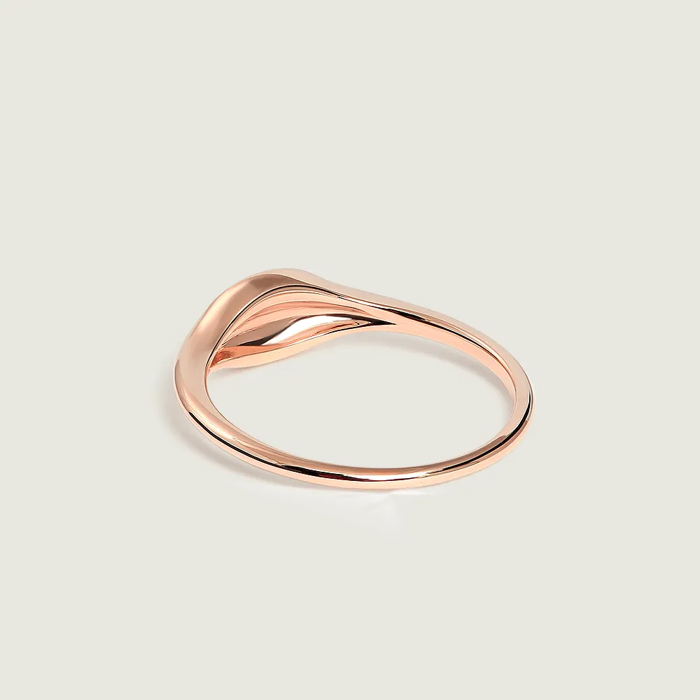 Rose Gold Signet Ring