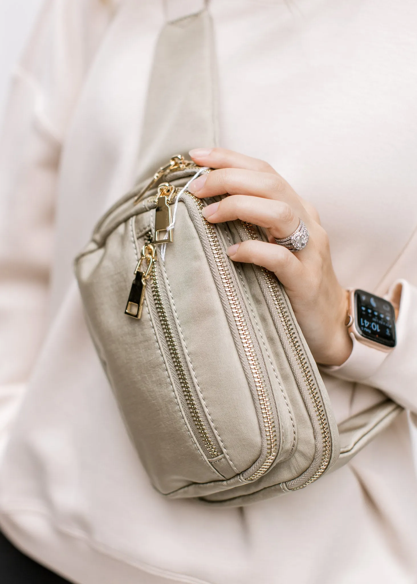 Taupe Belt Bag