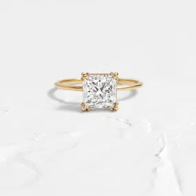 Threaded Ring, 2.01ct. Radiant Cut