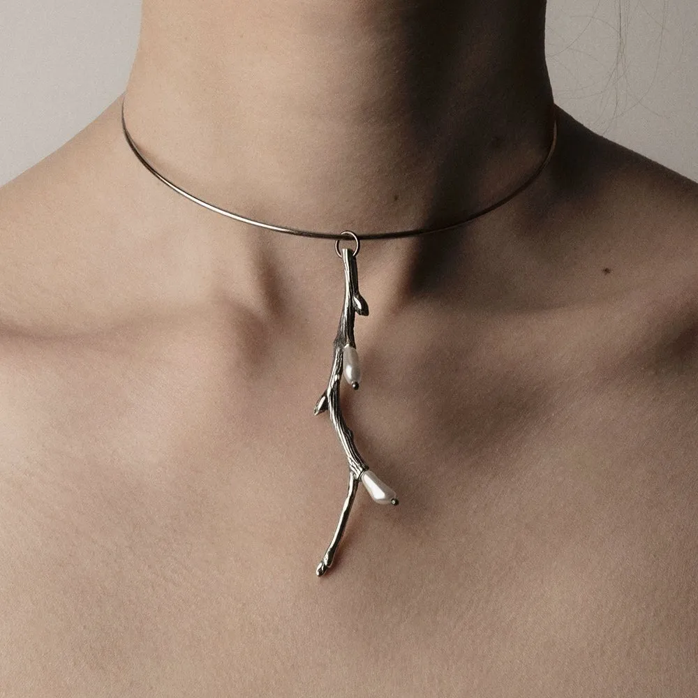 Twig necklace