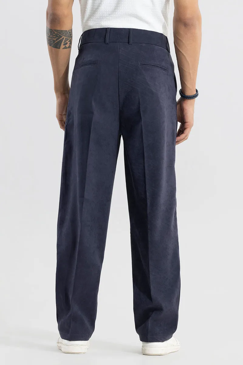 Velice Navy Korean Pant