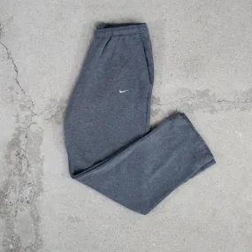 Vintage  Dark Grey Nike Check Sweatpants (L)