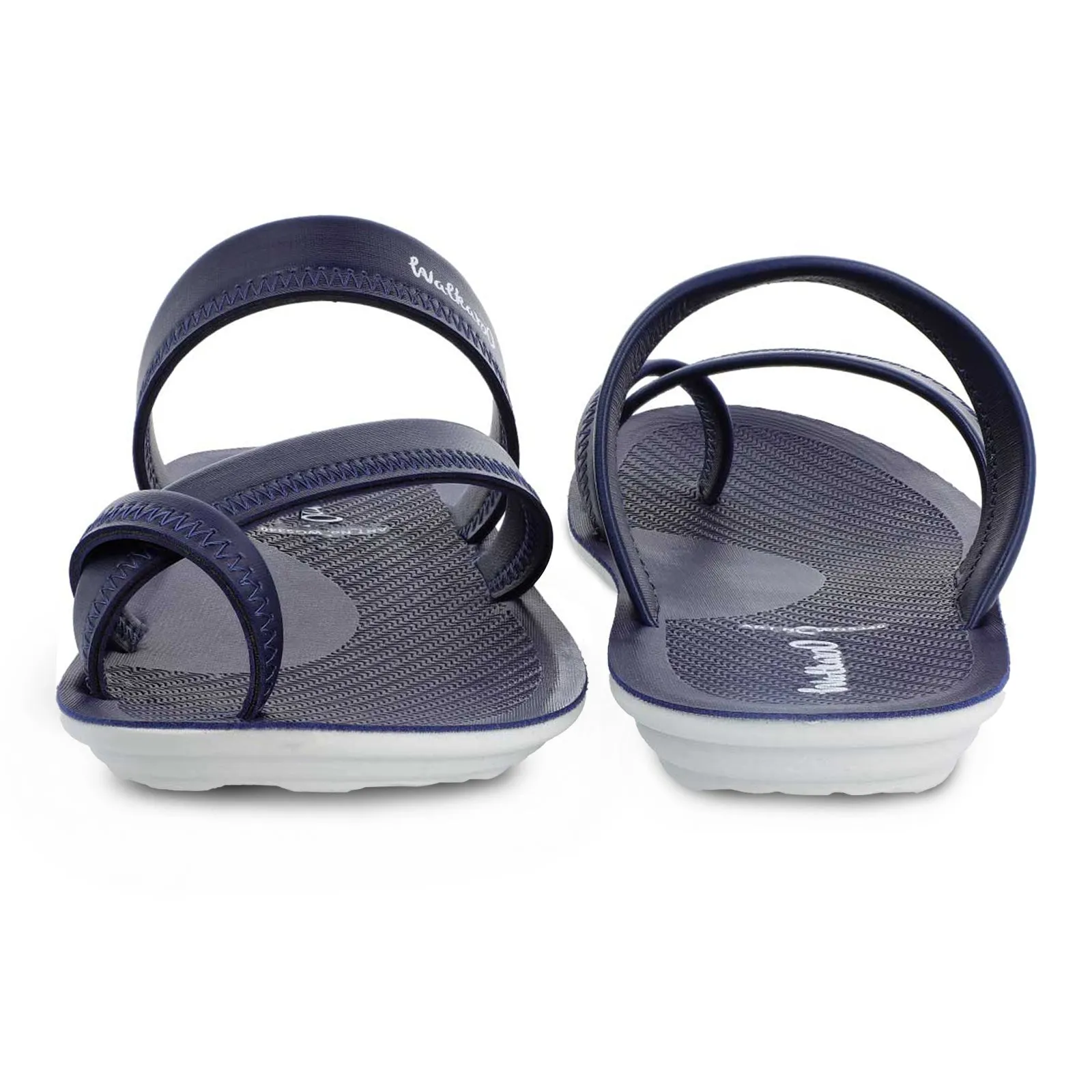 Walkaroo Boys Cross Strap Slide Sandals  - WG5340 Blue