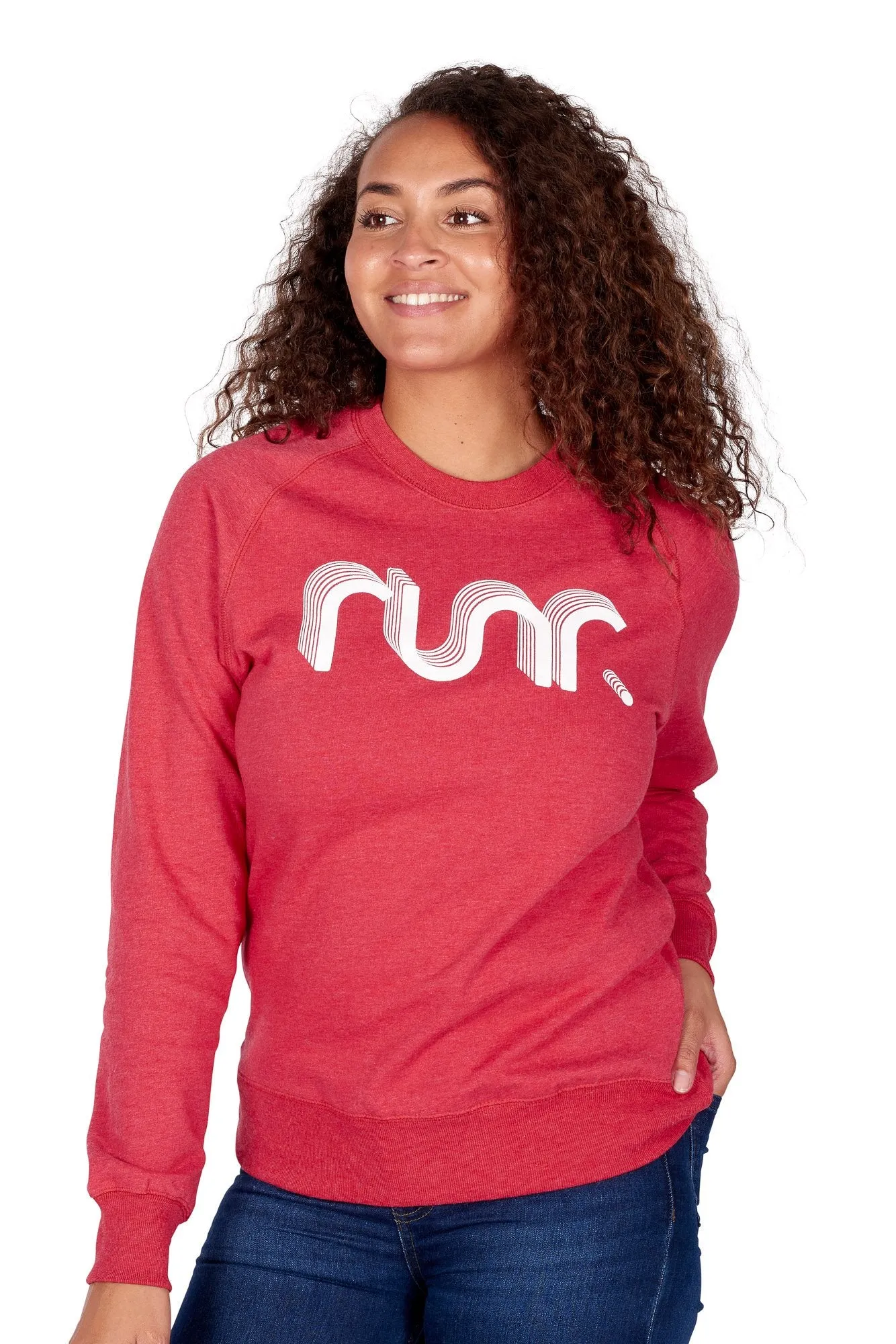 Women's Red Retro Runr Jumper