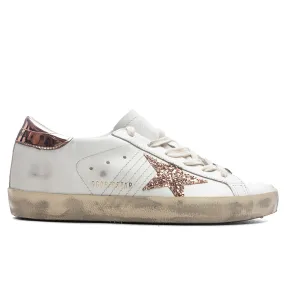 Women's Super Star Leather Sneaker - White/Peach/Antique Rose