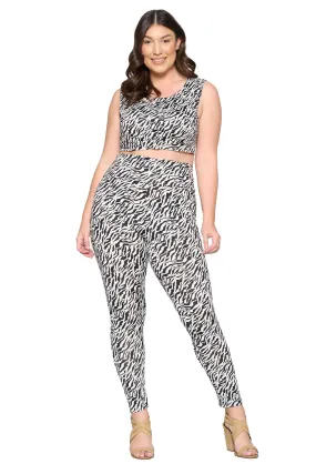 Zebra Yoga Leggings